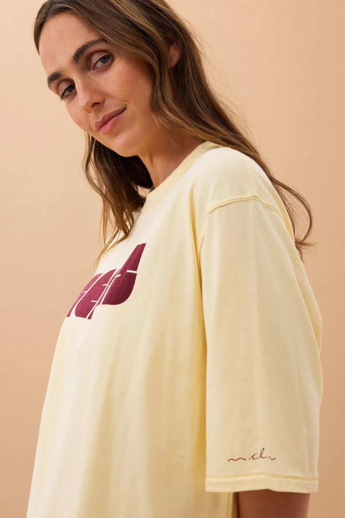 LIV OVERSIZED TEE/SUNNY TINT/ CERES ABSTRACT