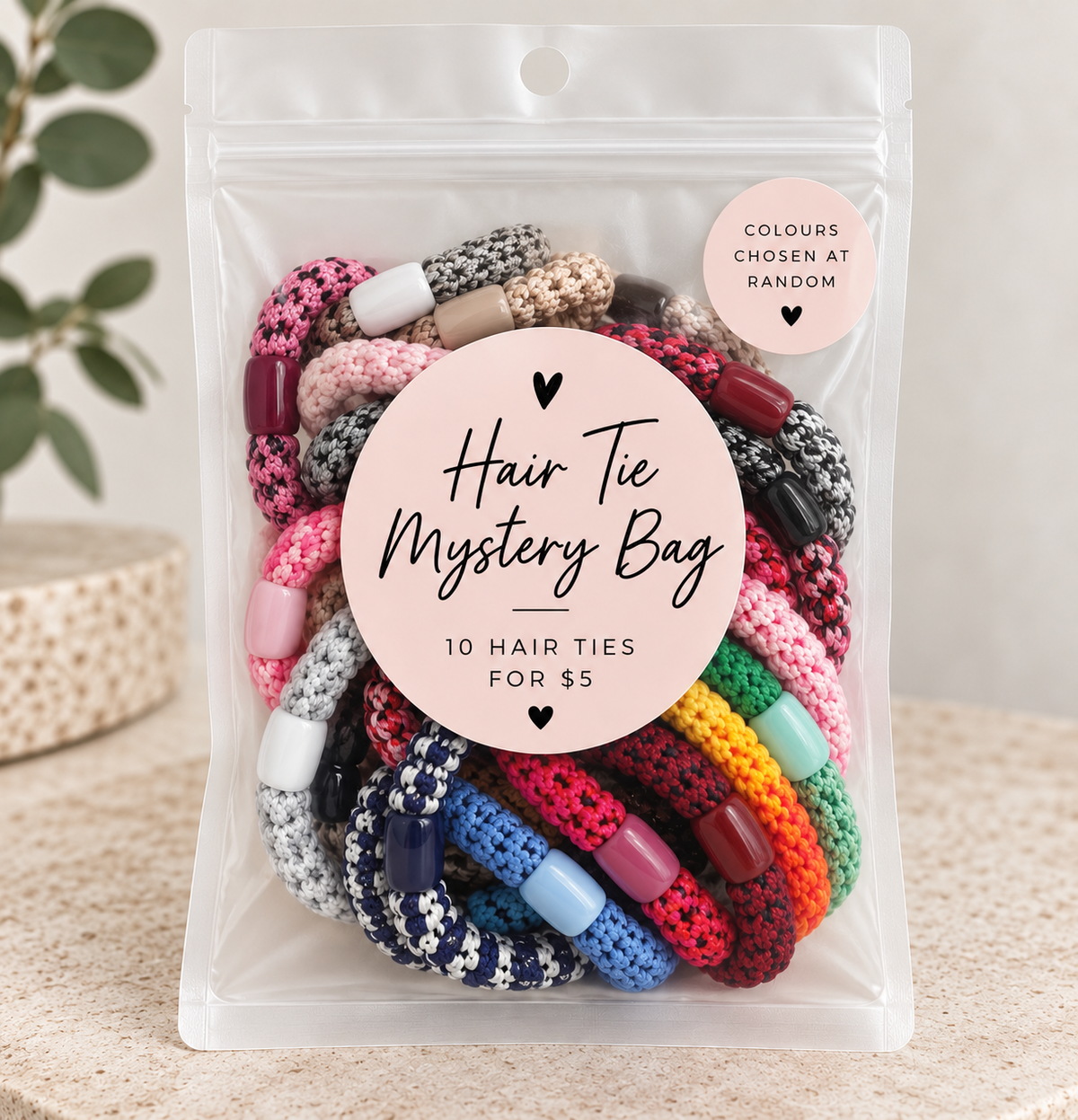 Hair Tie Mystery Bag