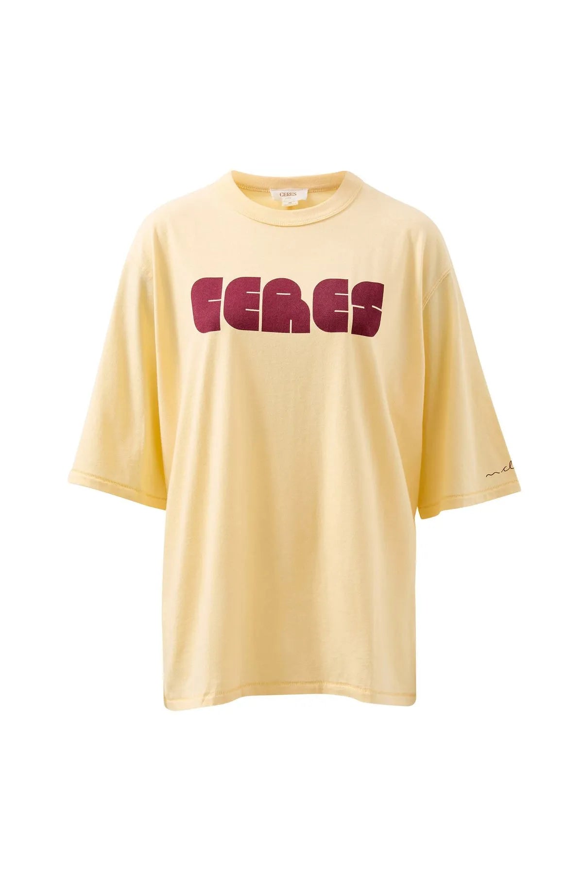 LIV OVERSIZED TEE/SUNNY TINT/ CERES ABSTRACT