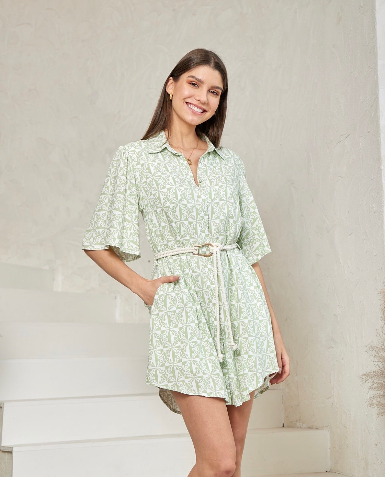Momo shirt dress