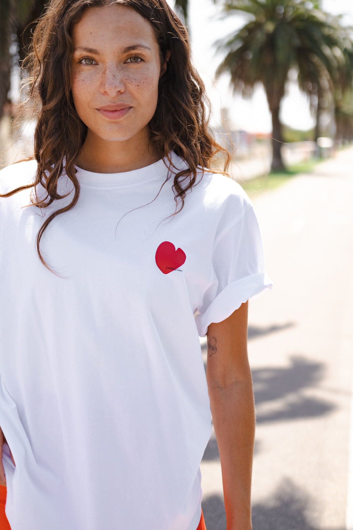 Mini heart tee