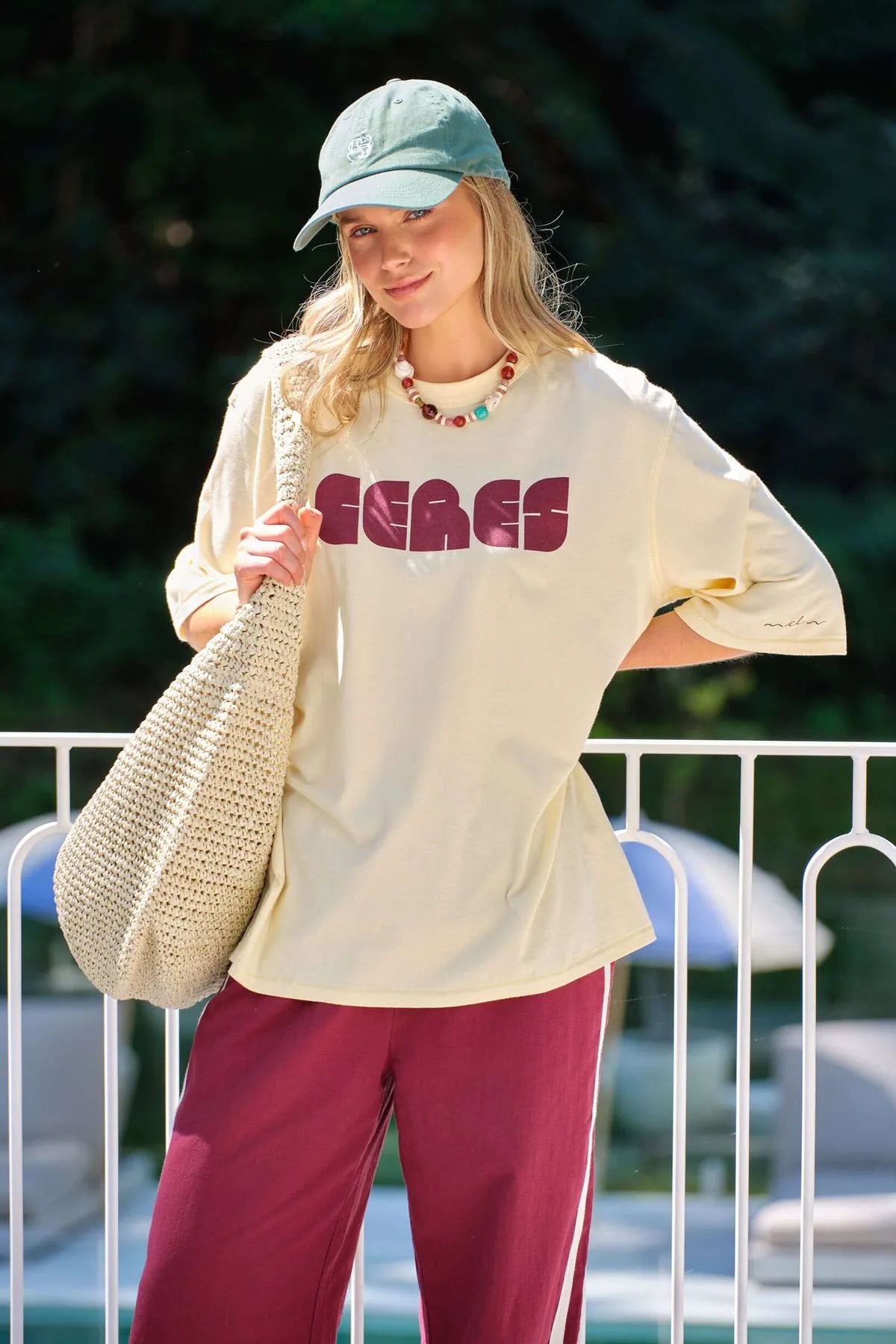 LIV OVERSIZED TEE/SUNNY TINT/ CERES ABSTRACT