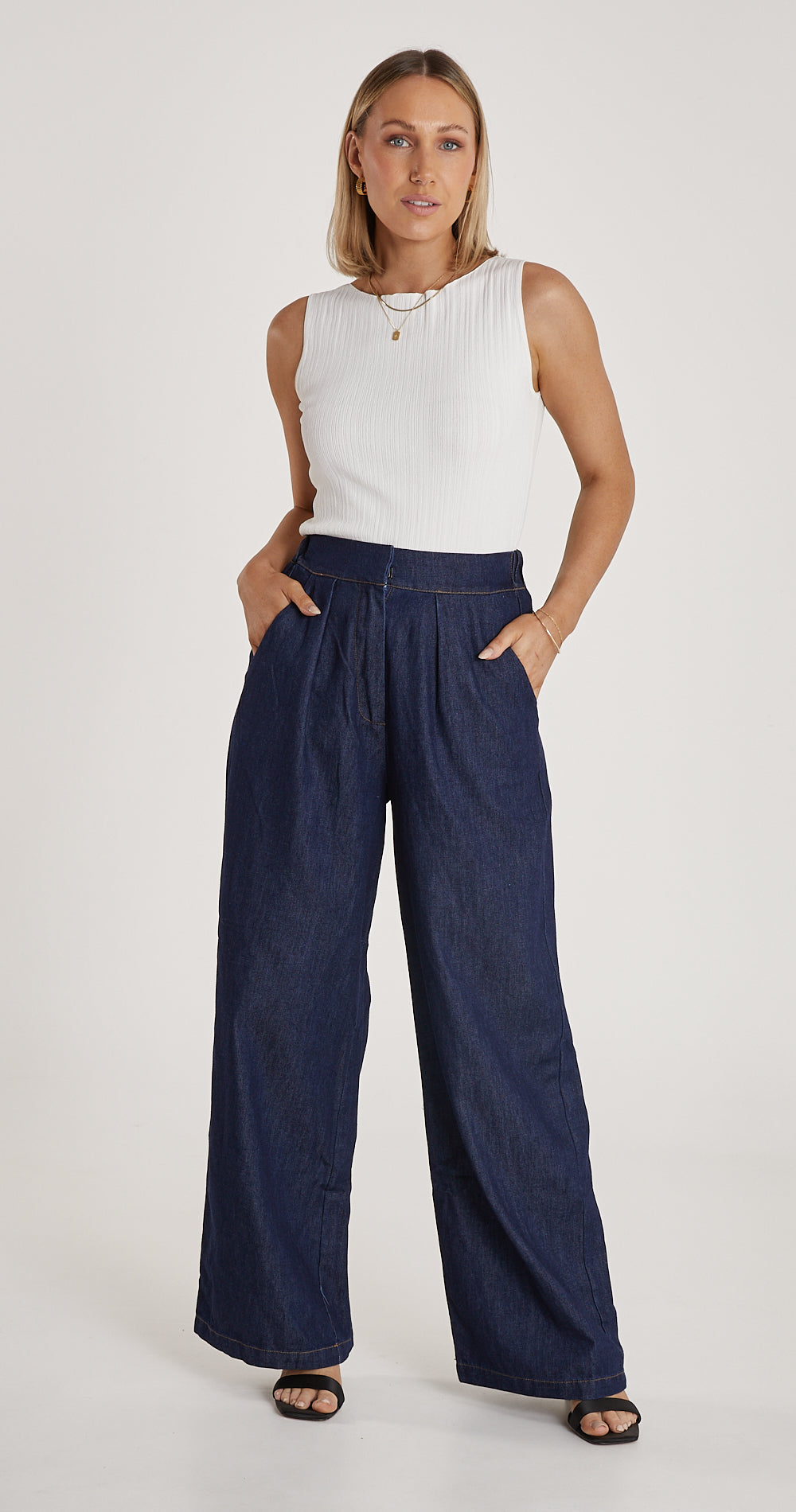 ARLO DENIM PANT - DARK BLUE