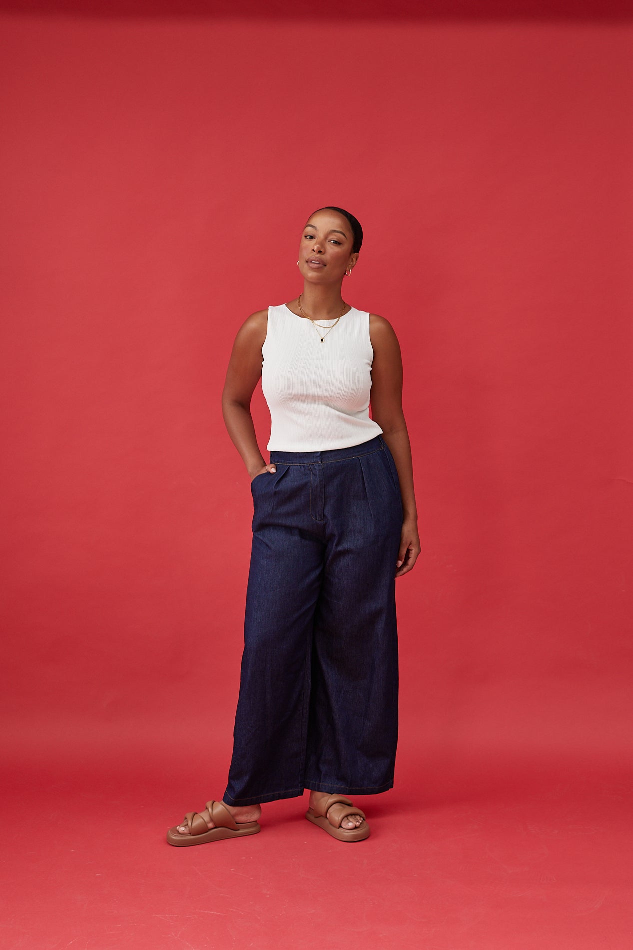 ARLO DENIM PANT - DARK BLUE