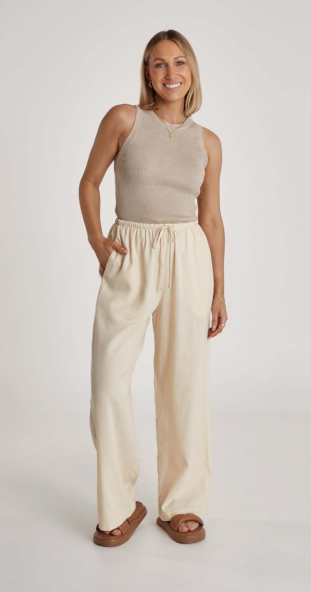 ISLA PANT - CREAM