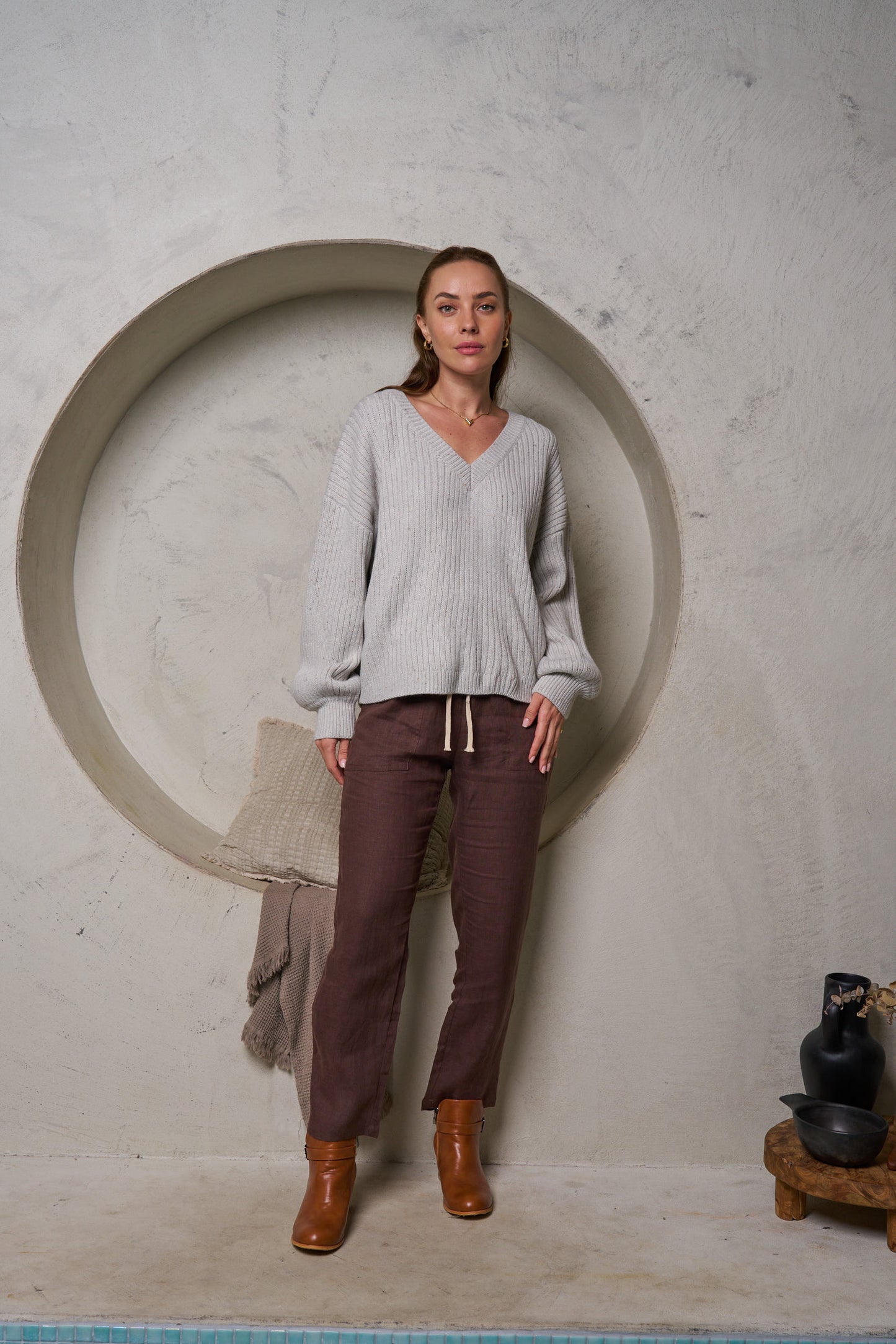 Oxford knit - light grey
