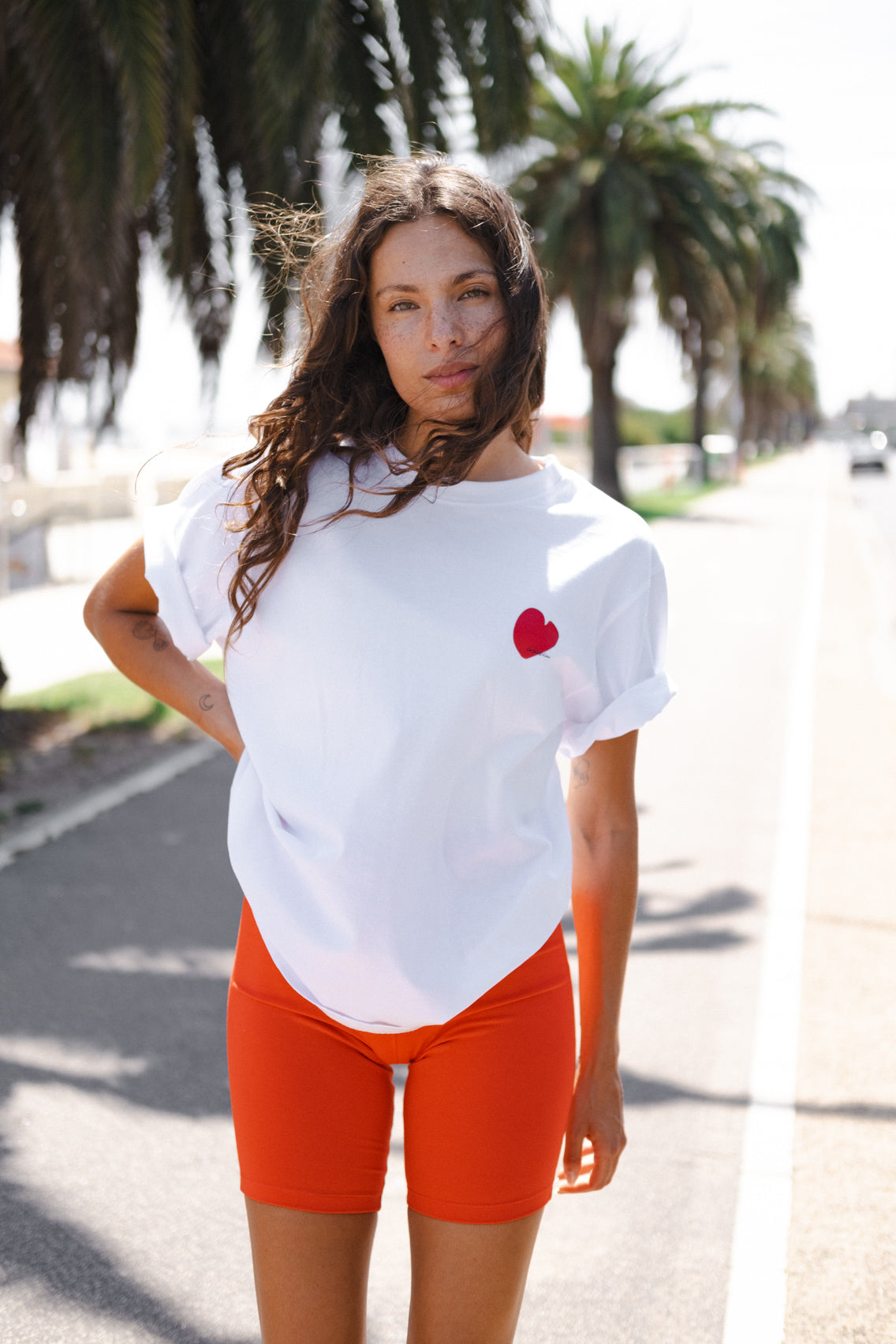 Mini heart tee