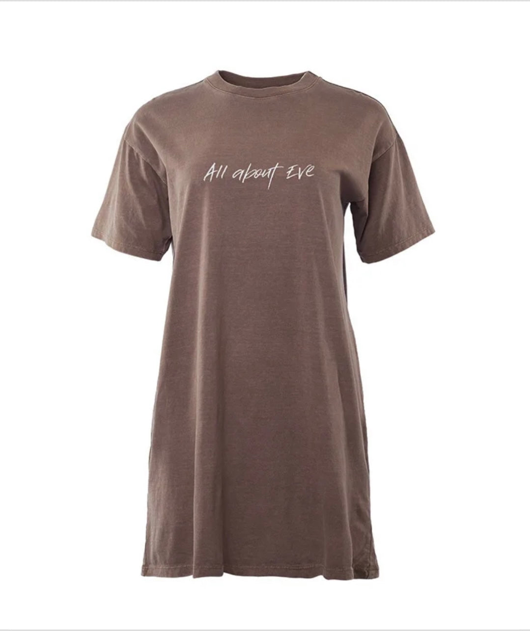 ESSENTIAL EVE TEE DRESS - SAND