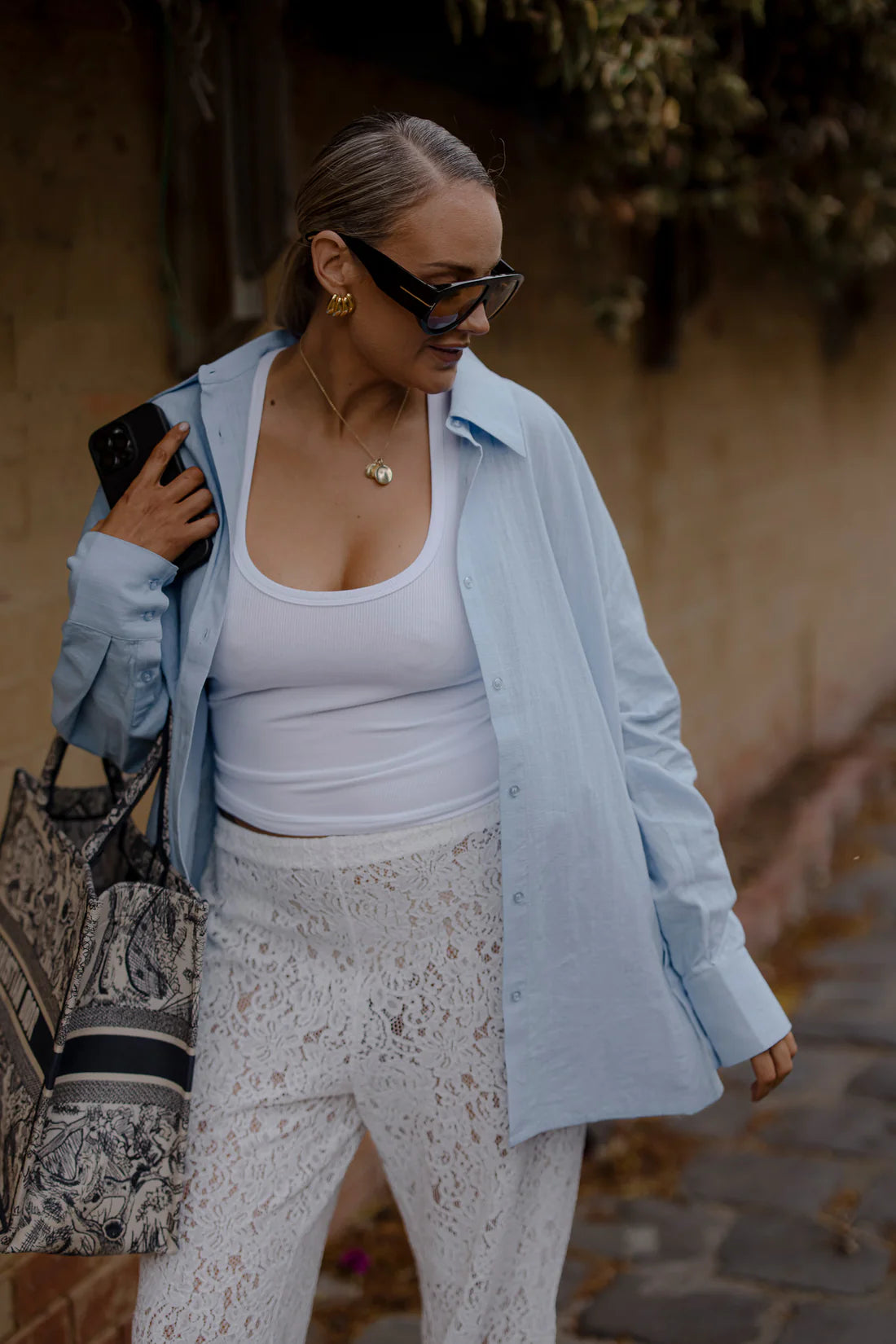 Lala Shirt - Cornflower