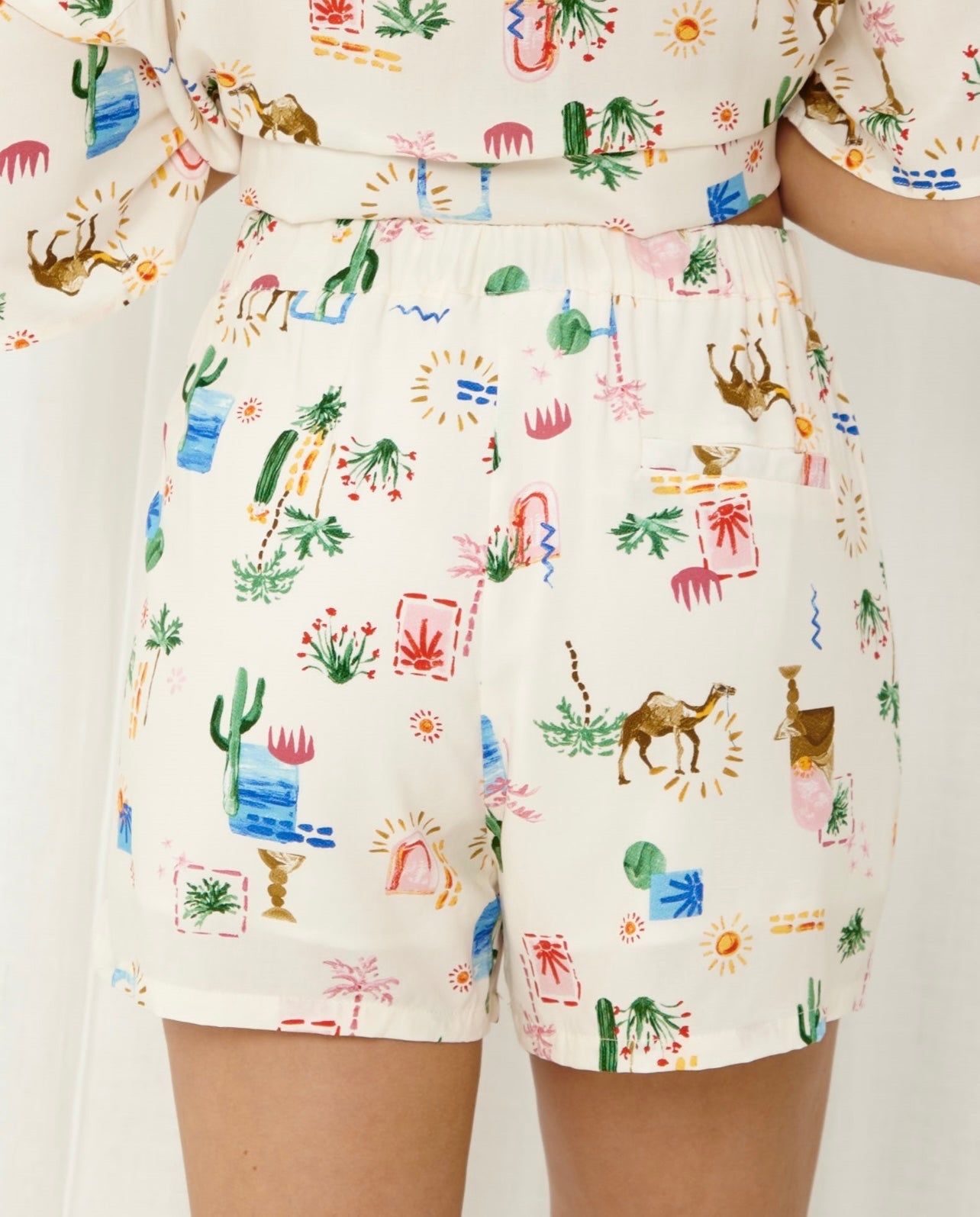 Camel/cactus cream set