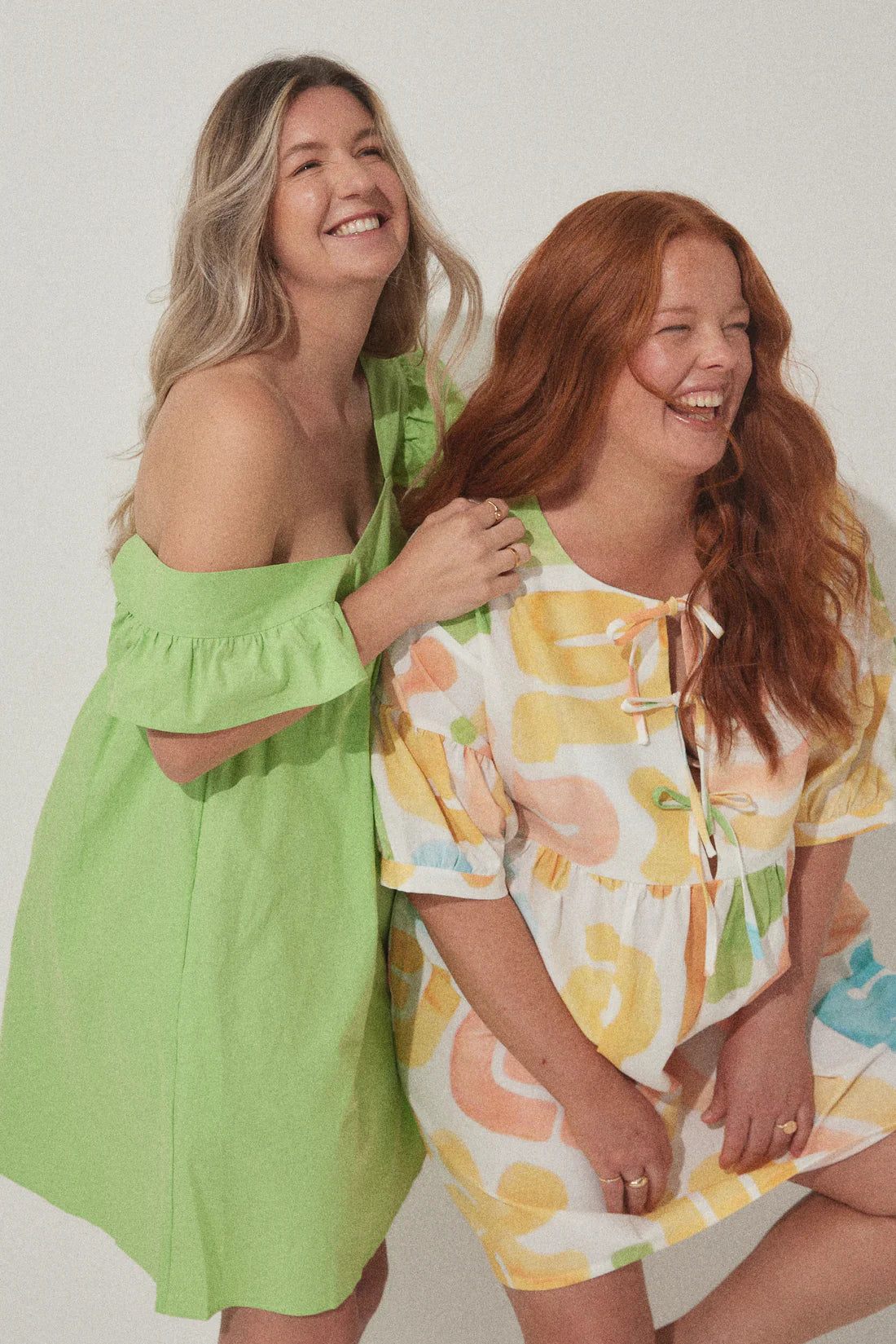 Eos Frill Mini Dress - Meadow