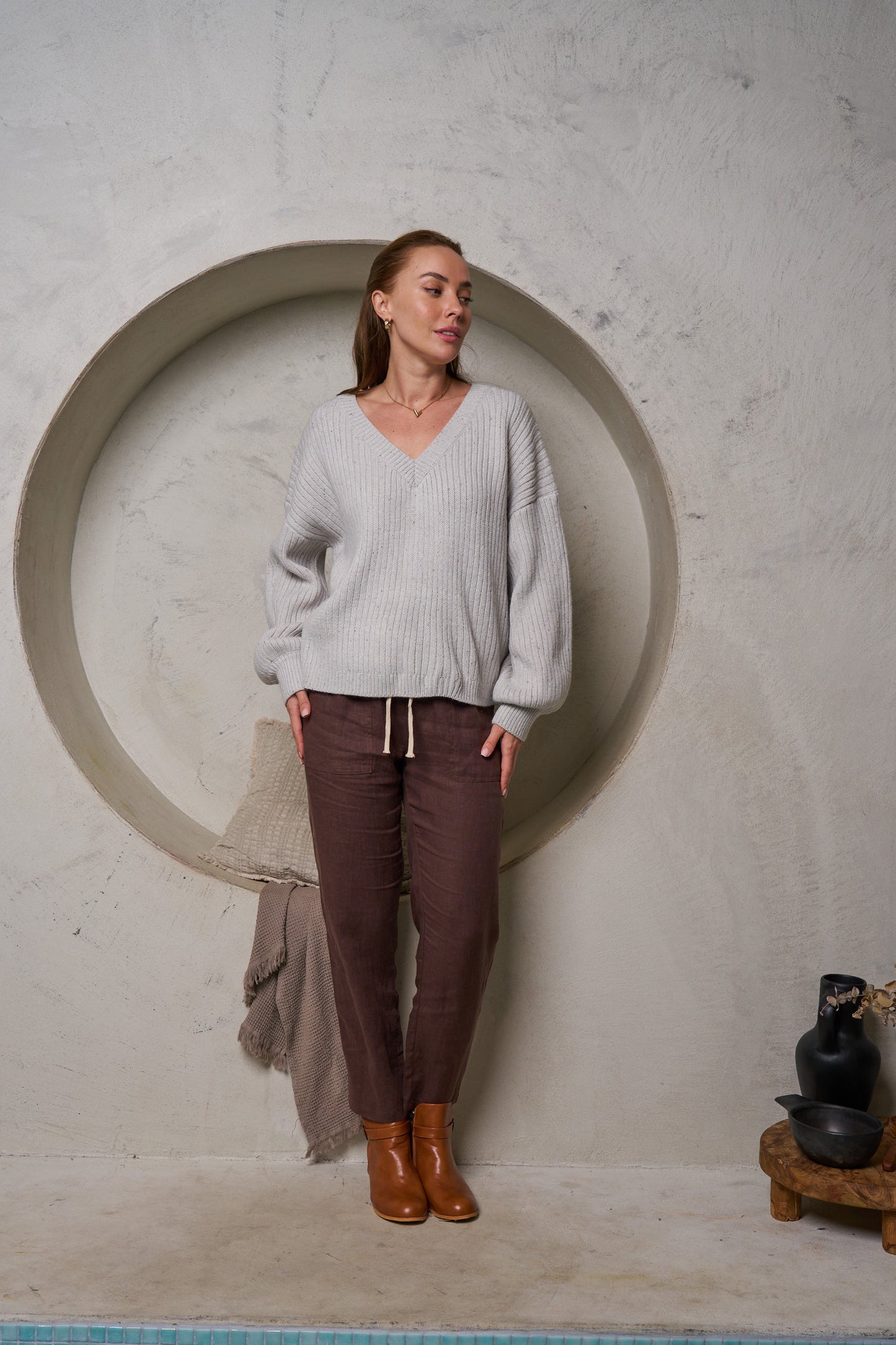 Oxford knit - light grey