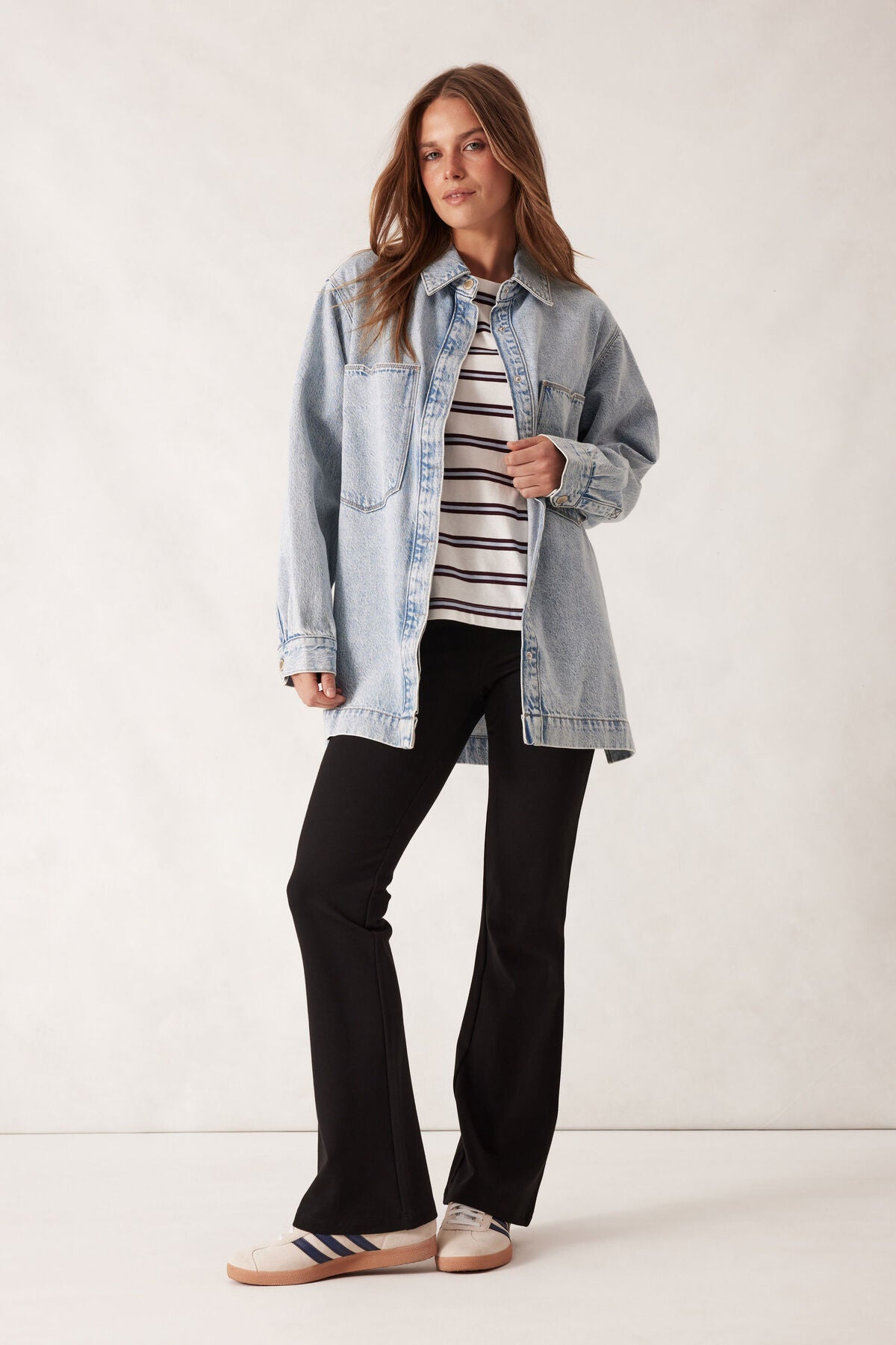 Goldie Longline Denim Shacket