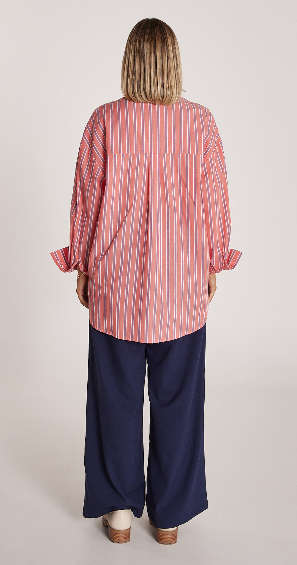 EMILY SHIRT - RED STRIPE