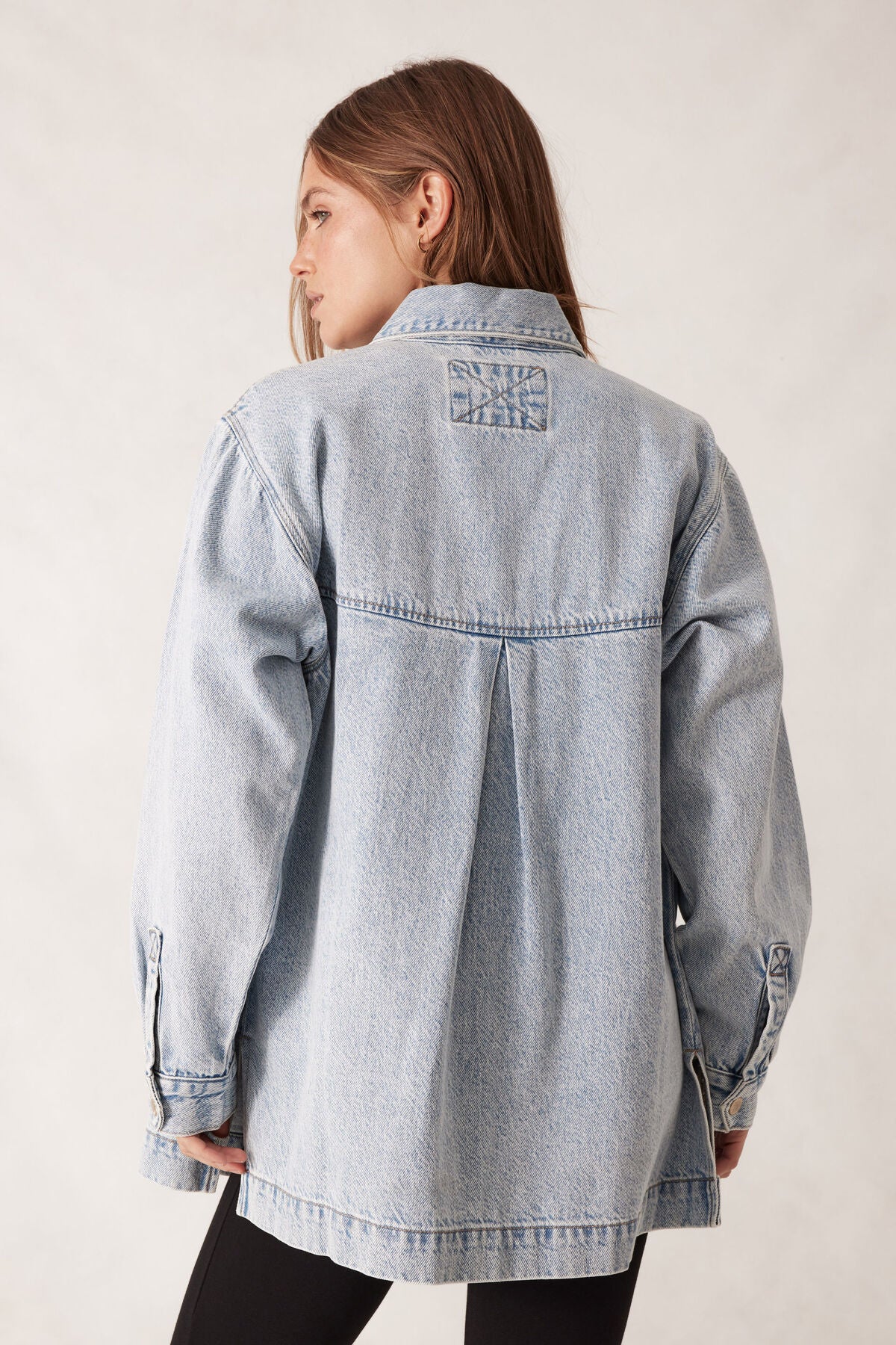 Goldie Longline Denim Shacket