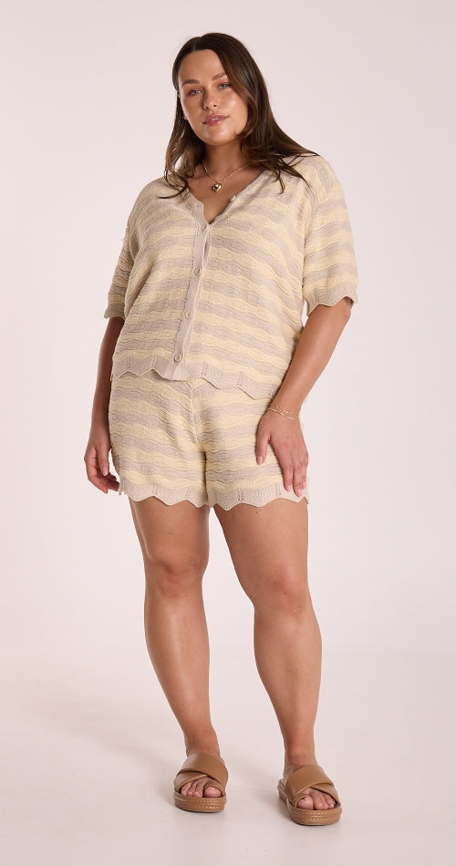MAYA CROCHET TOP - HONEYCOMB