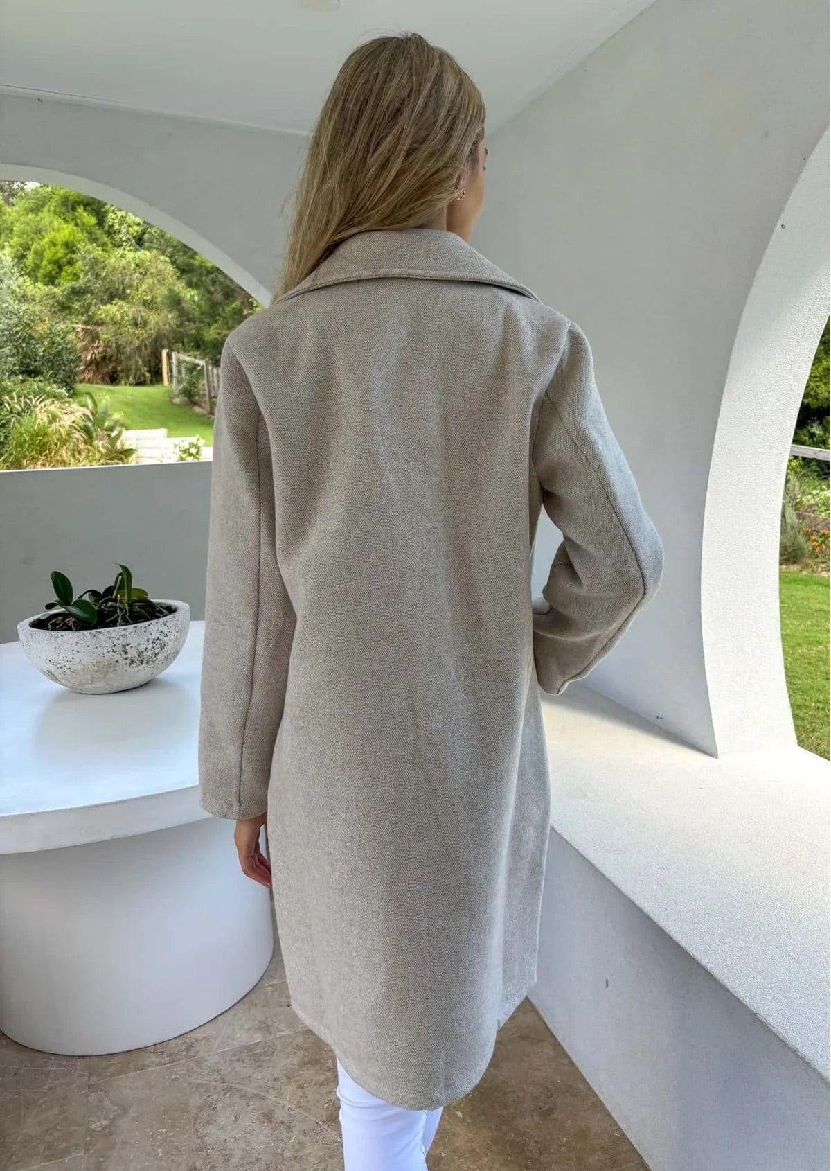 Melbourne Coat- Oatmeal