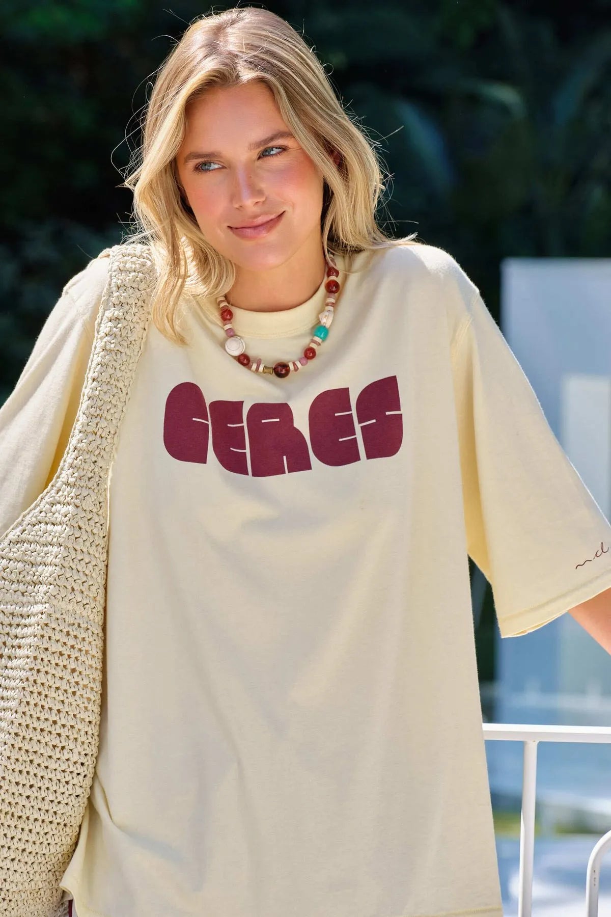 LIV OVERSIZED TEE/SUNNY TINT/ CERES ABSTRACT
