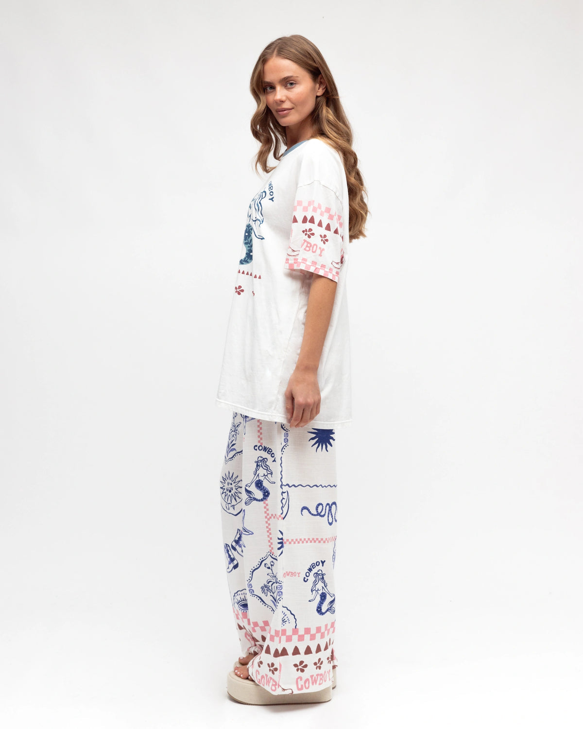 Cowboy Mermaid tee