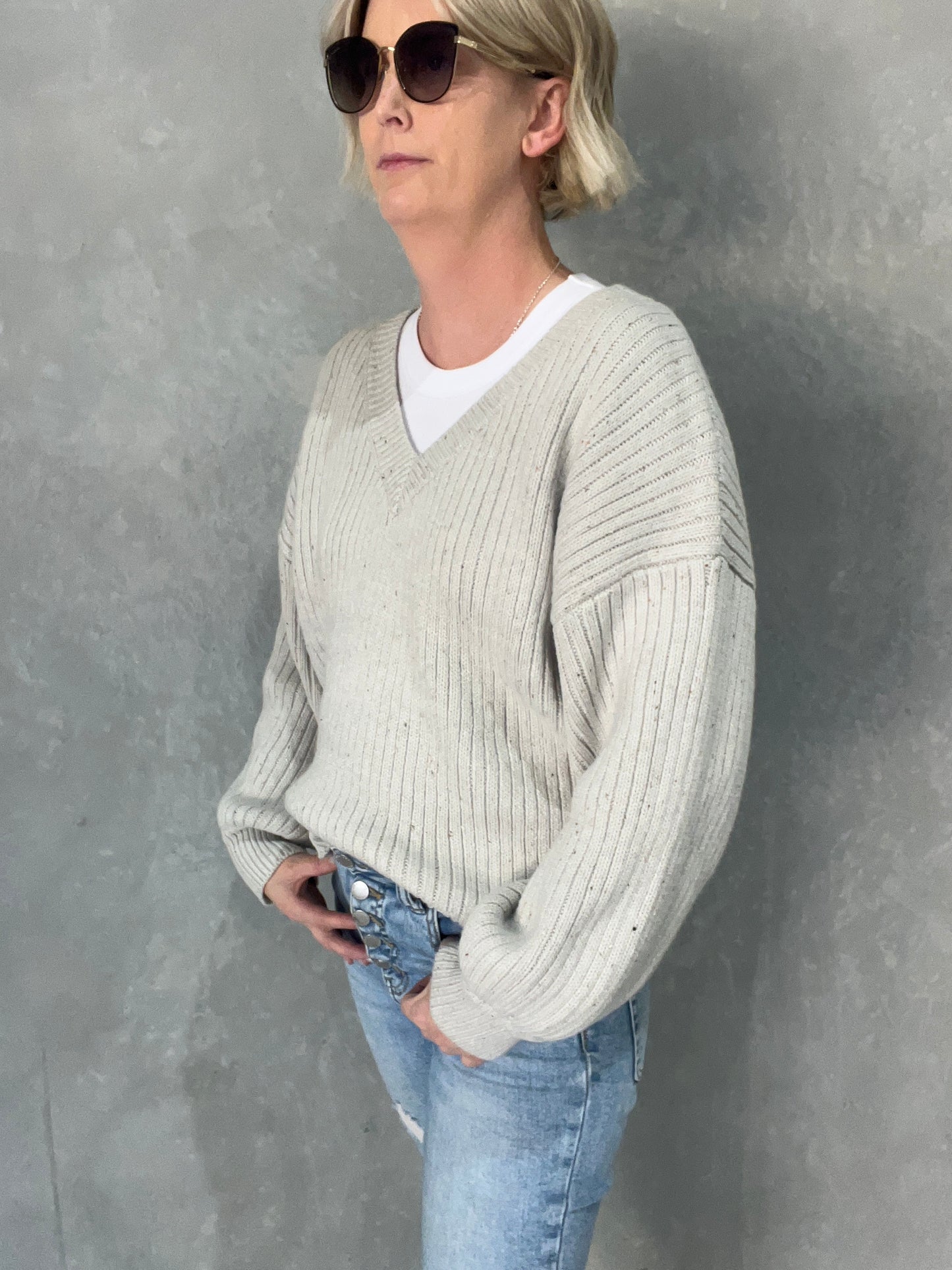 Oxford knit - light grey