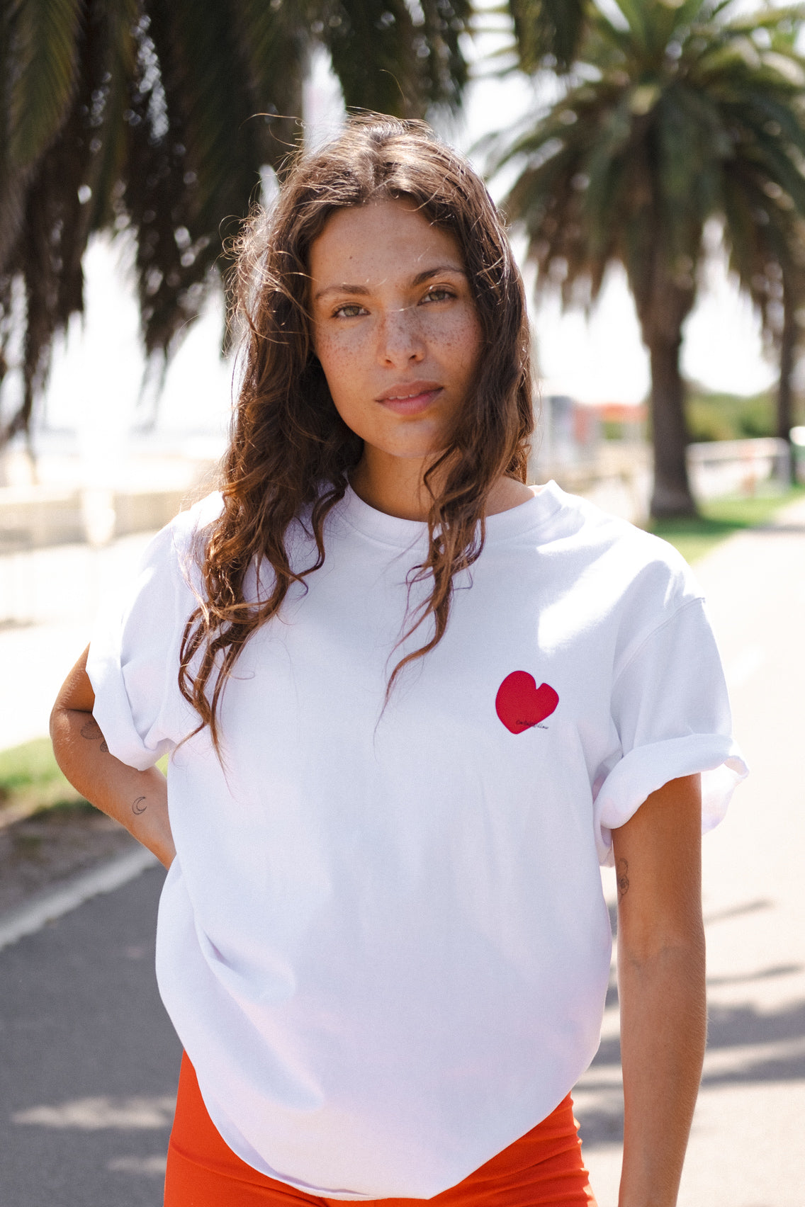 Mini heart tee