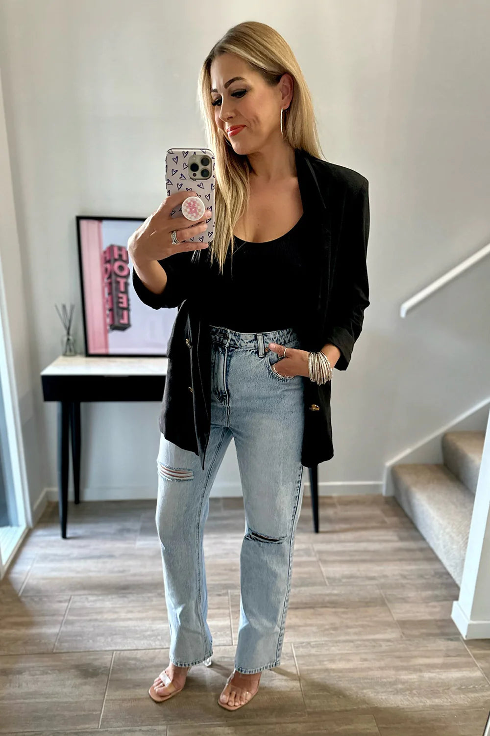 Remi High-Waisted Denim Jeans