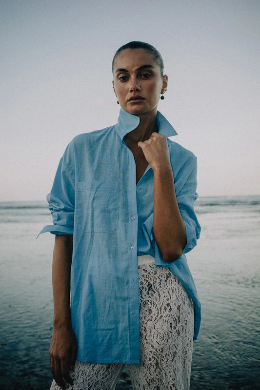 Lala Shirt - Cornflower