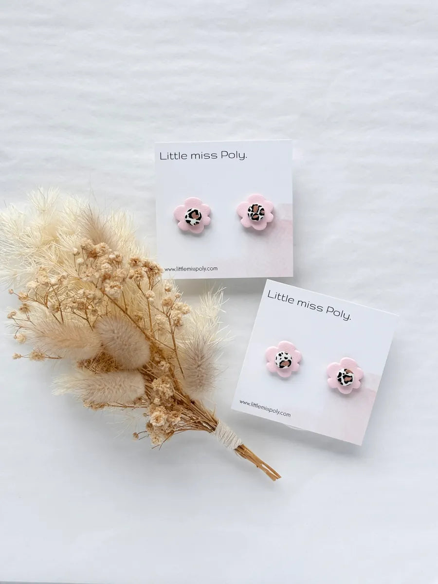 BOTANICAL LEOPARD STUD