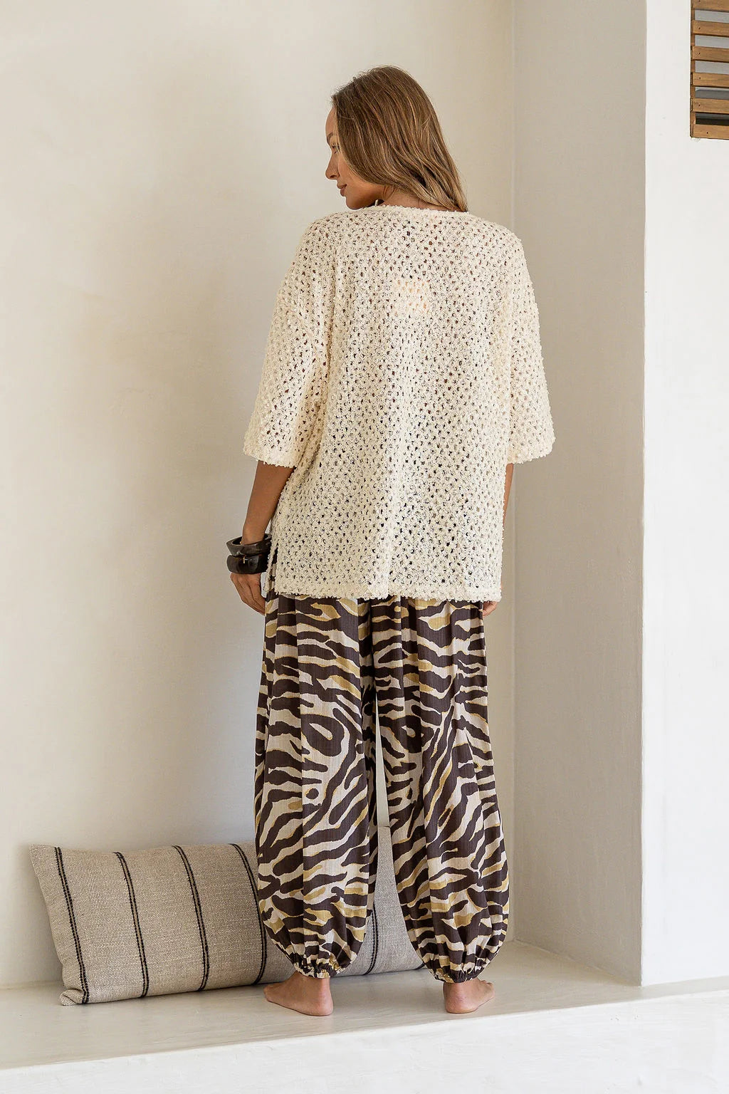 SHELL LUXE TEE - PEARL SEQUINE