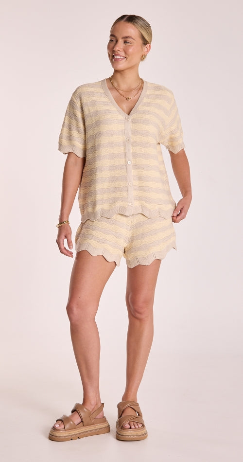 MAYA CROCHET TOP - HONEYCOMB