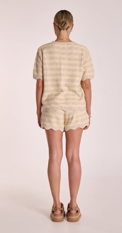 MAYA CROCHET TOP - HONEYCOMB