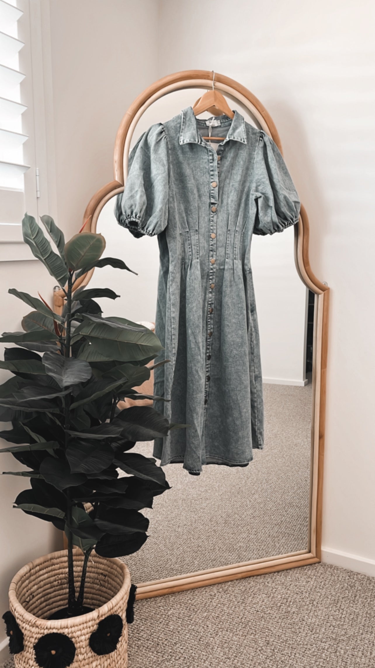 Flynn Denim Midi Dress