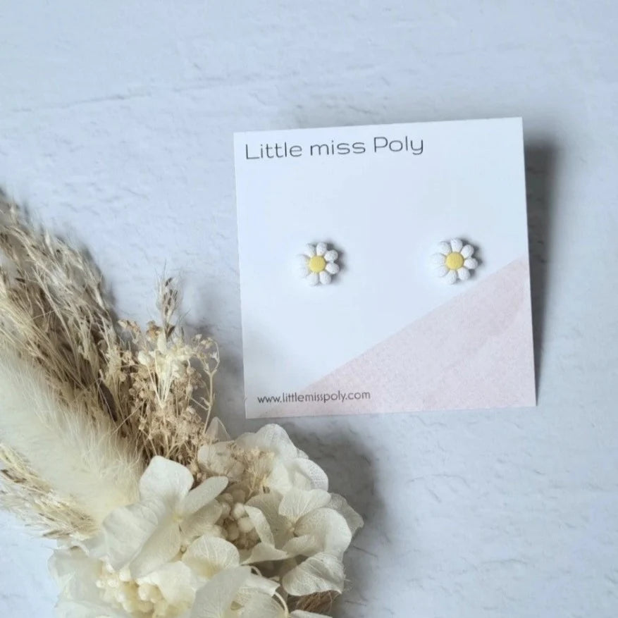 LMP Mini Daisy Studs - Yellow