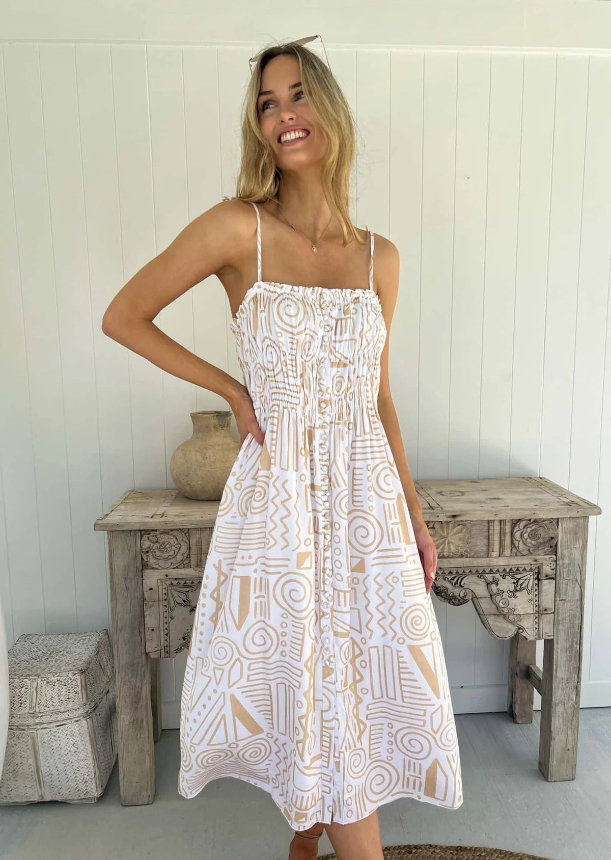 Brooke Dress - Exclusive Sun Kissed Print