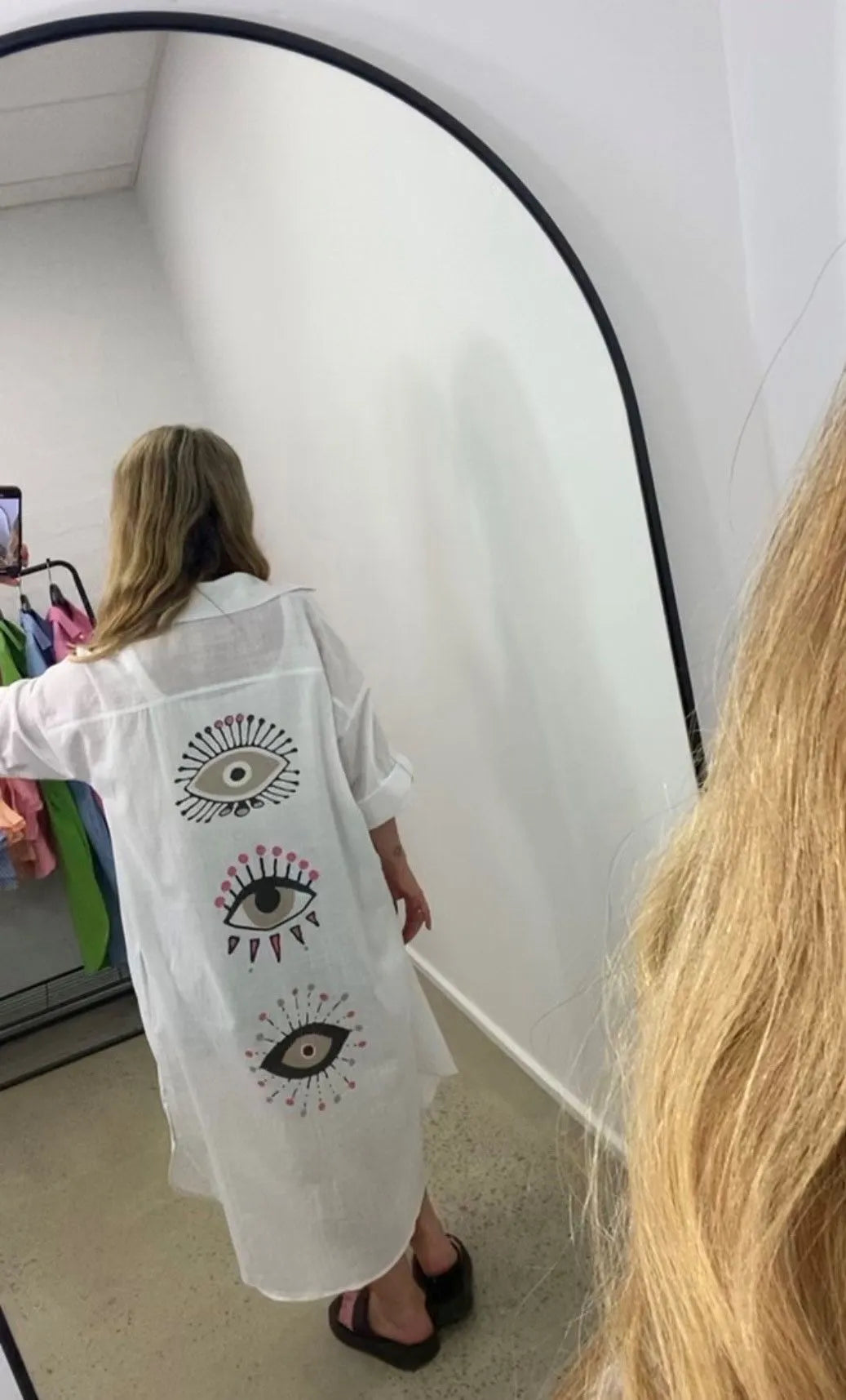Marion shirt dress - white