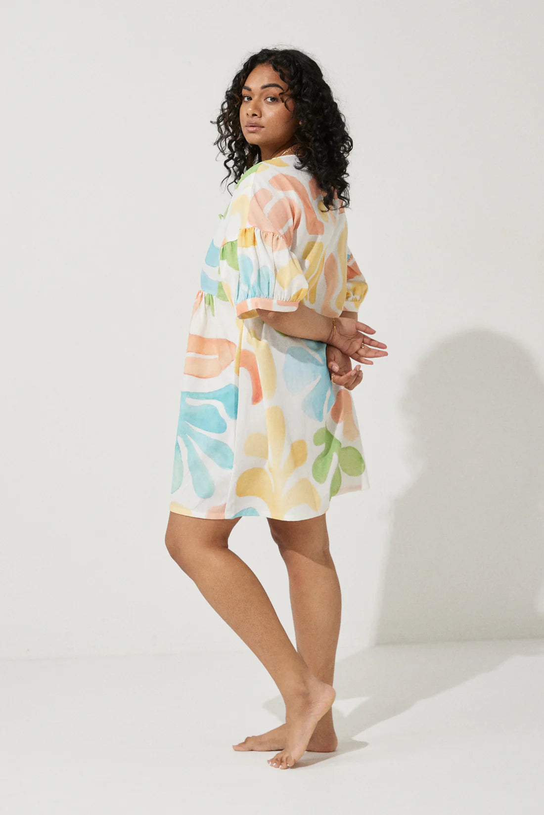 Selene Mini Dress - iamwomen Print