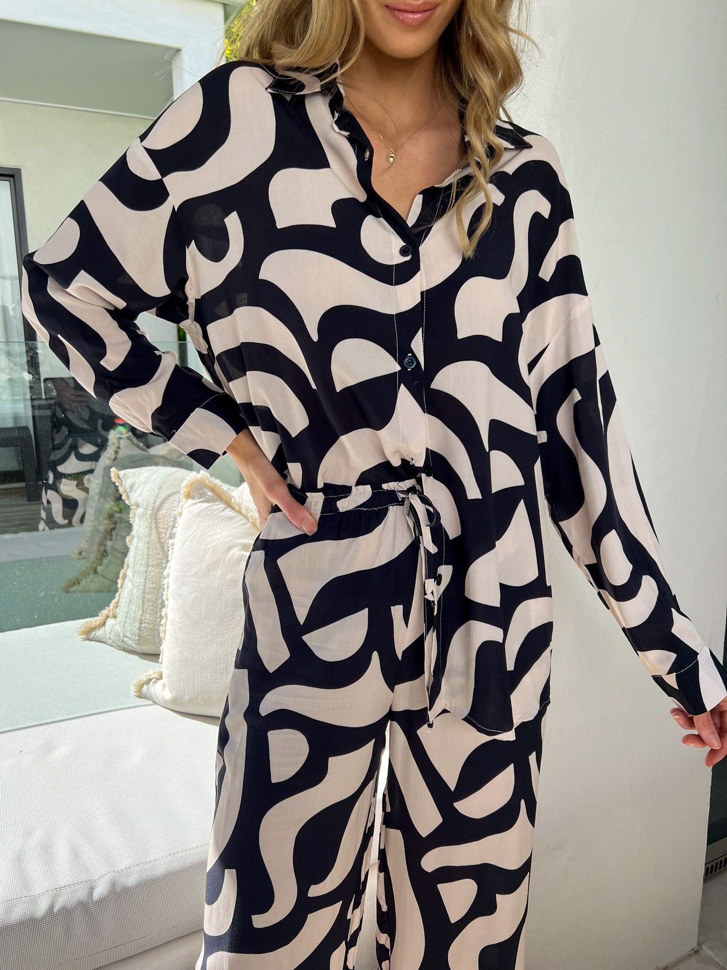 Rowan Long Sleeve Shirt - Masala Print