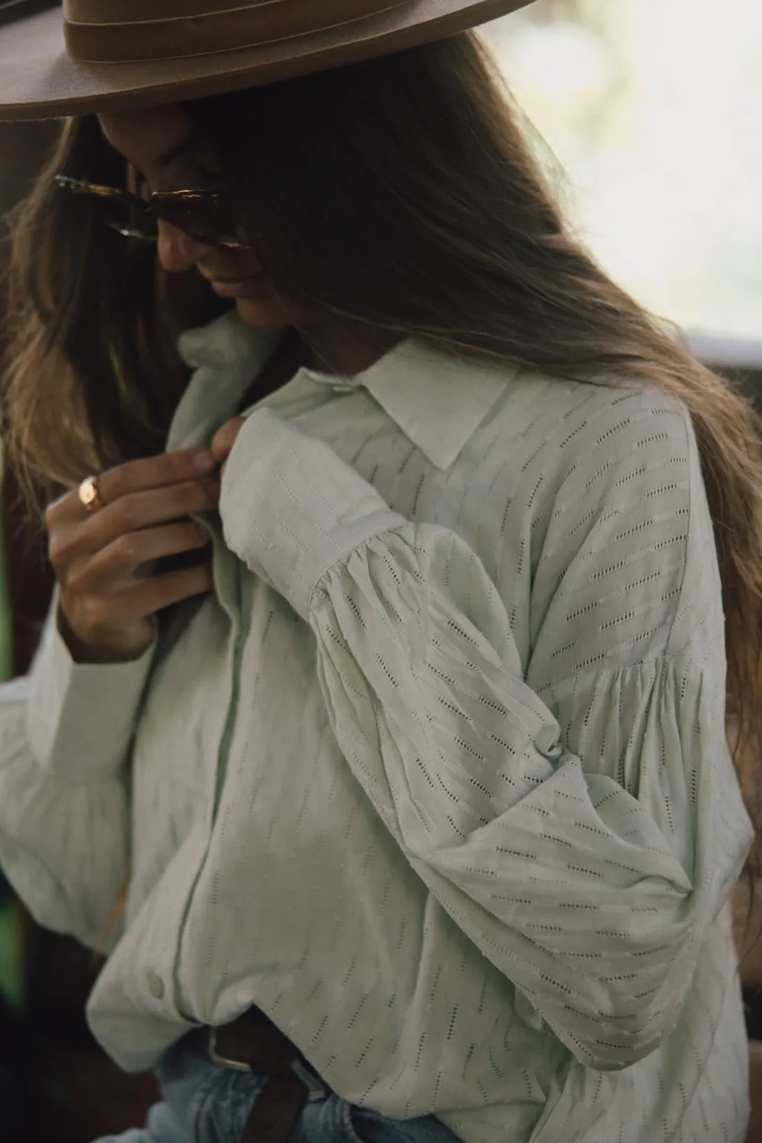 Wren shirt - Sage