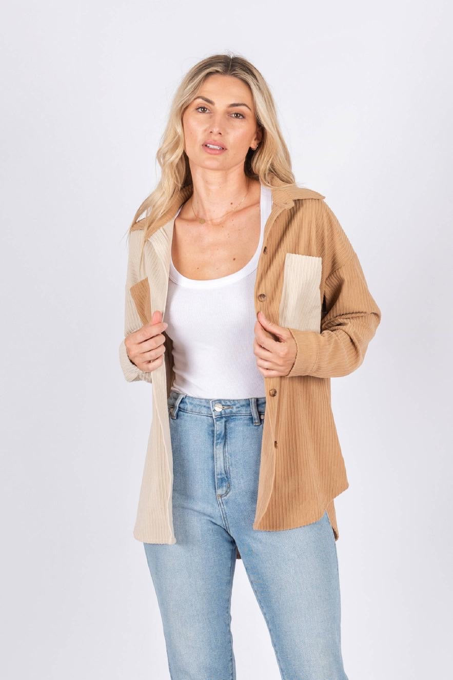 Kensley Shirt - Tan