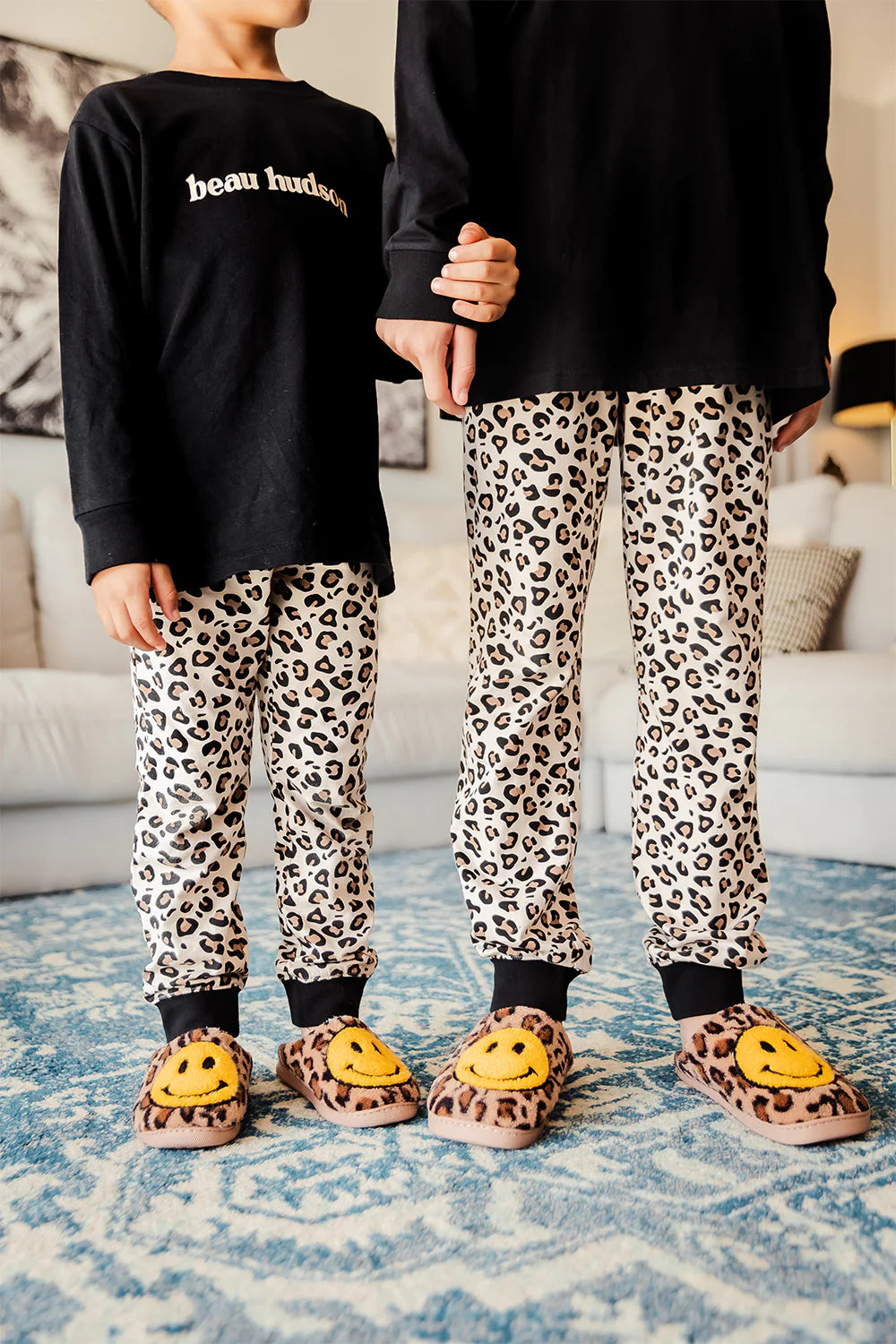 HAPPY LEOPARD SLIPPERS