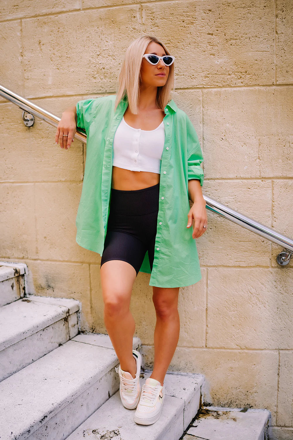 OVERSIZED SHIRT SPEARMINT