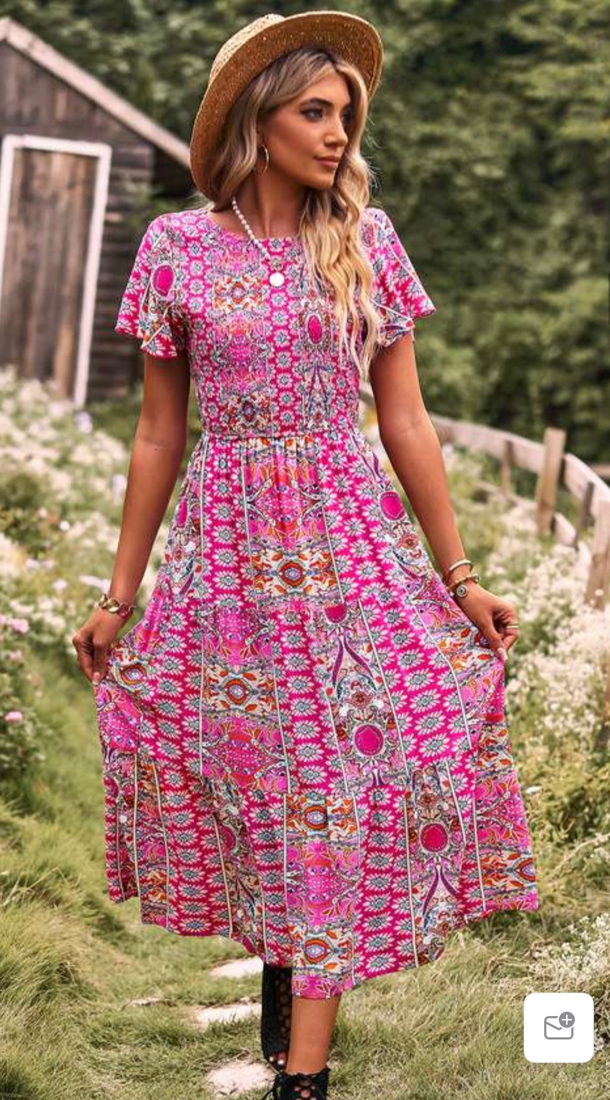 Lenny dress - Pink
