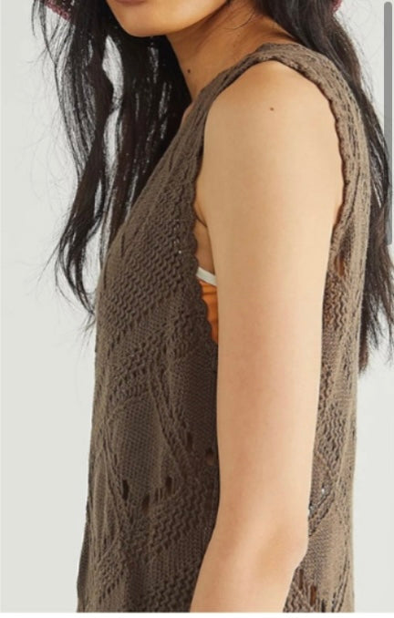 Lottie knit dress - olive