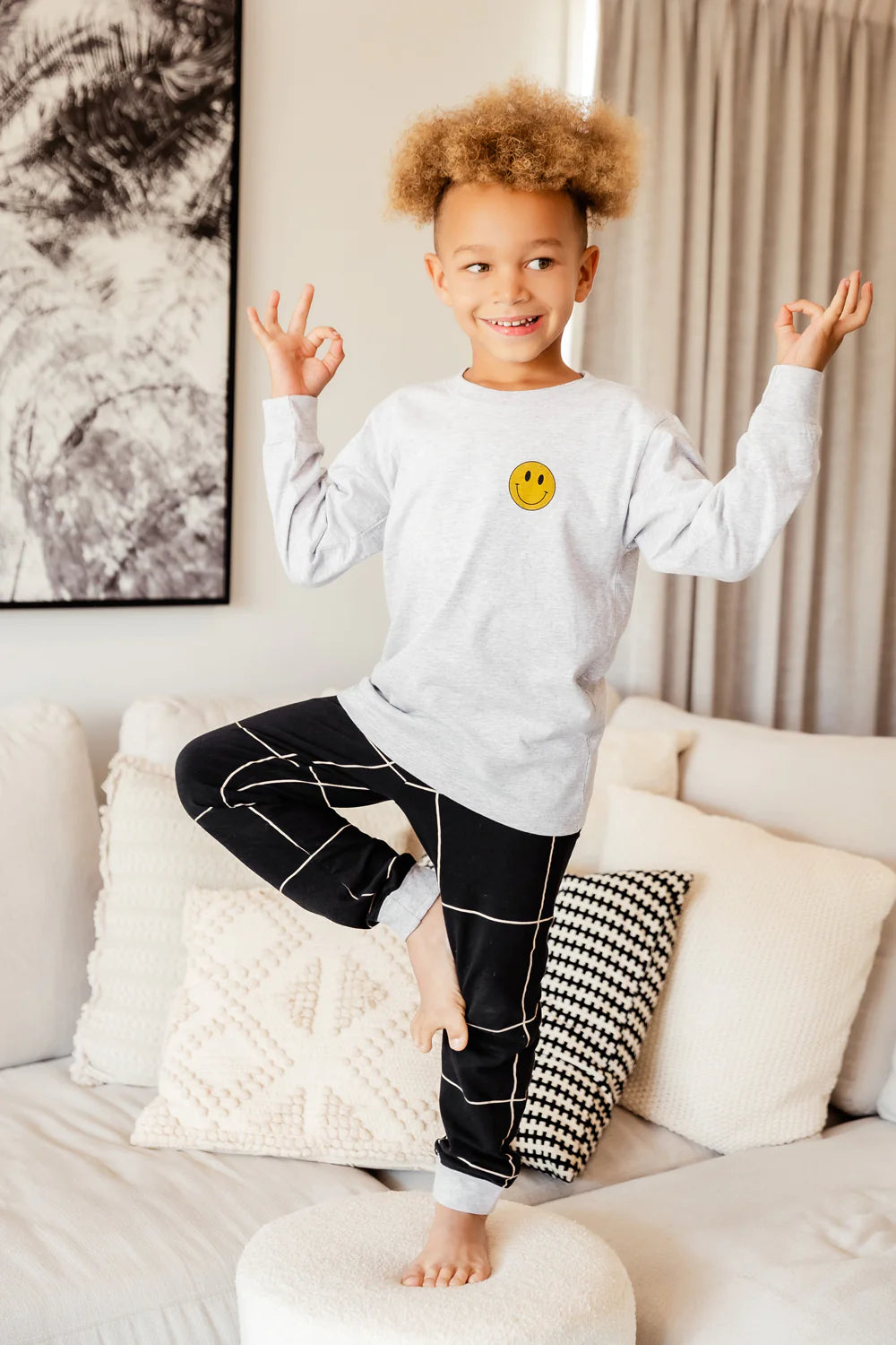 GRID LOUNGE PANT - KIDS