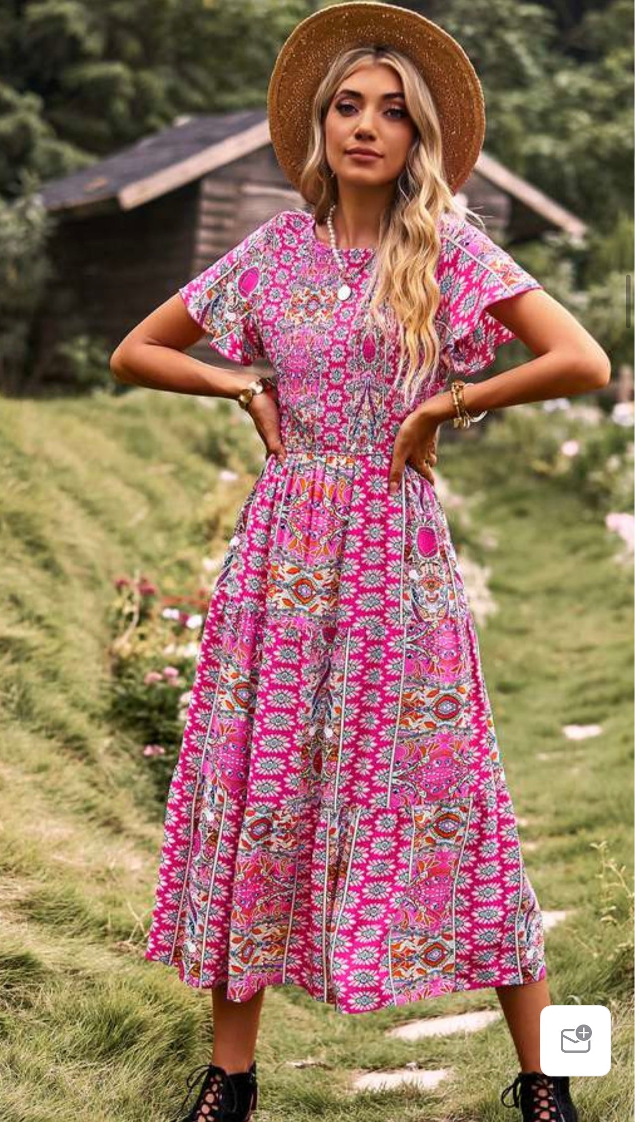 Lenny dress - Pink