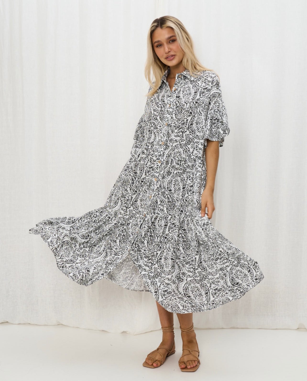 Lux oversized shirt Dress