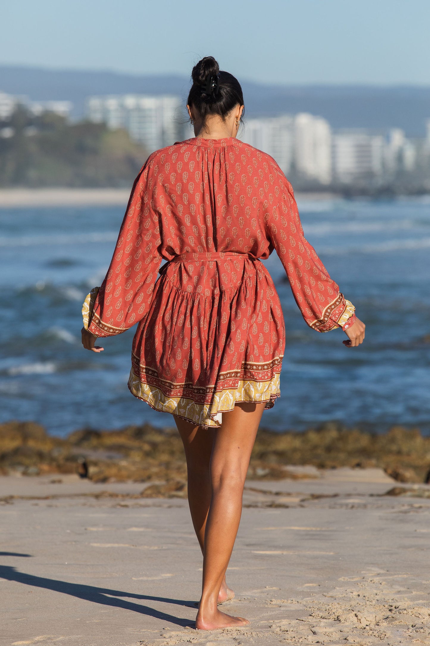 Dahlia chintz smock