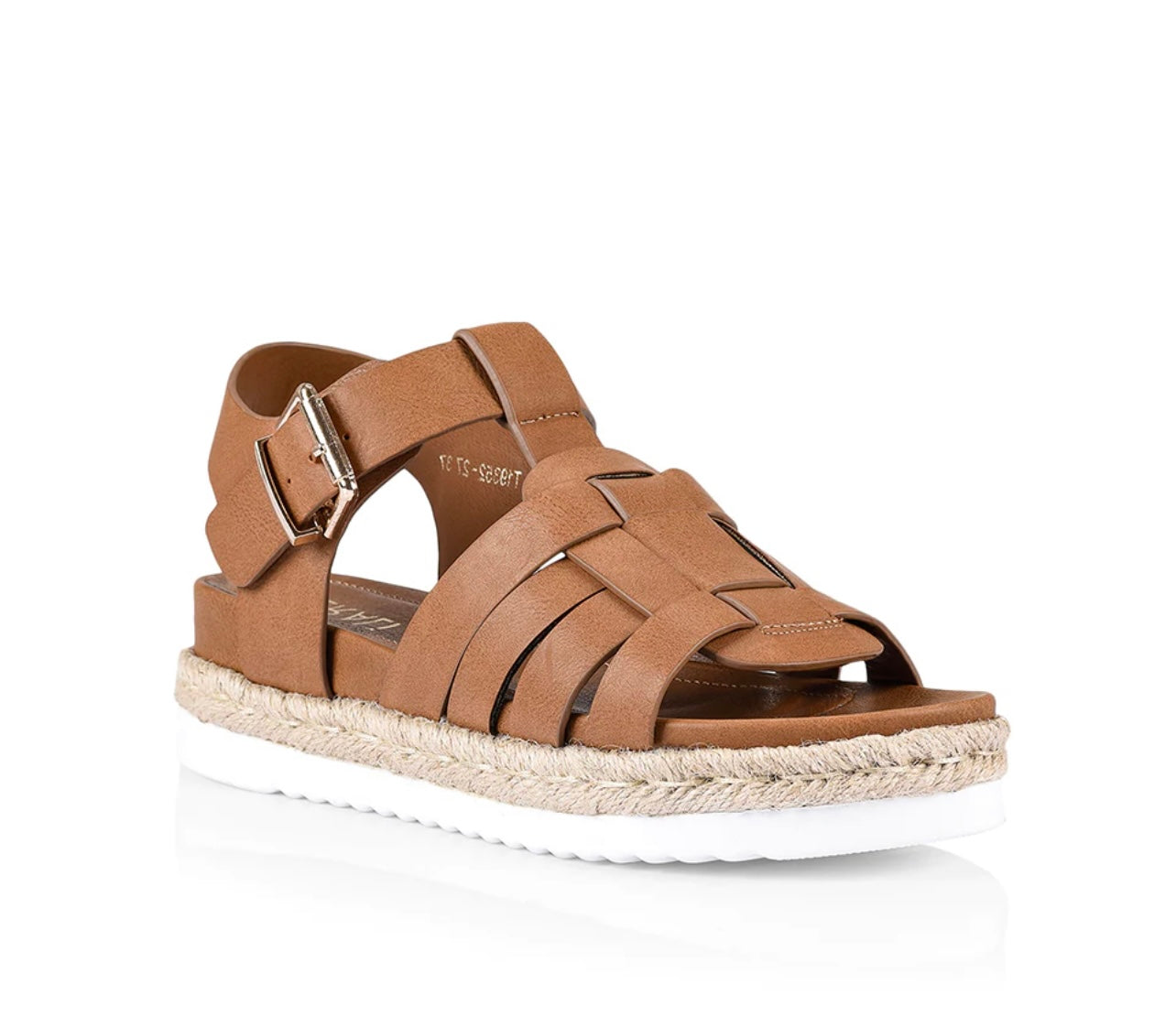DEVON FOOTBED SANDALS - TAN