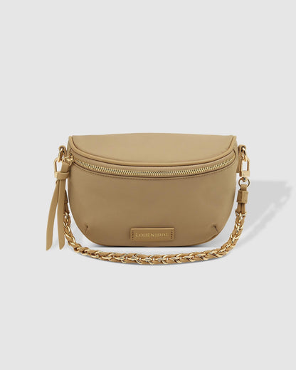 Halsey Nylon Sling Bag - Beige