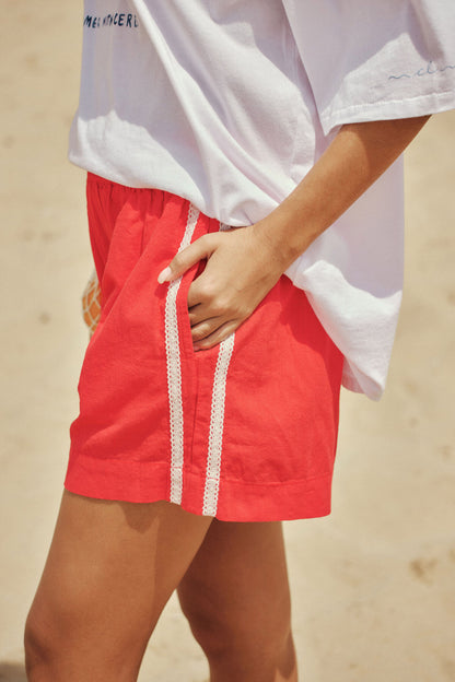 Mila Short- Heritage Red